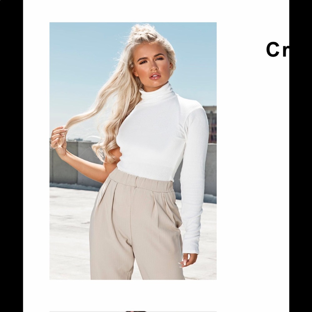 Pretty Little Thing White Long Sleeve